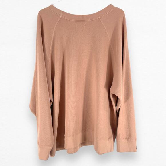 Mate The Label Size 3X Rose Pink Organic Terry Sweatshirt New With Tags - Picture 3 of 11